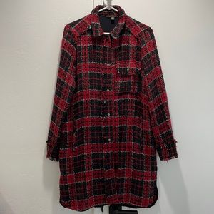 Zara Plaid Shacket